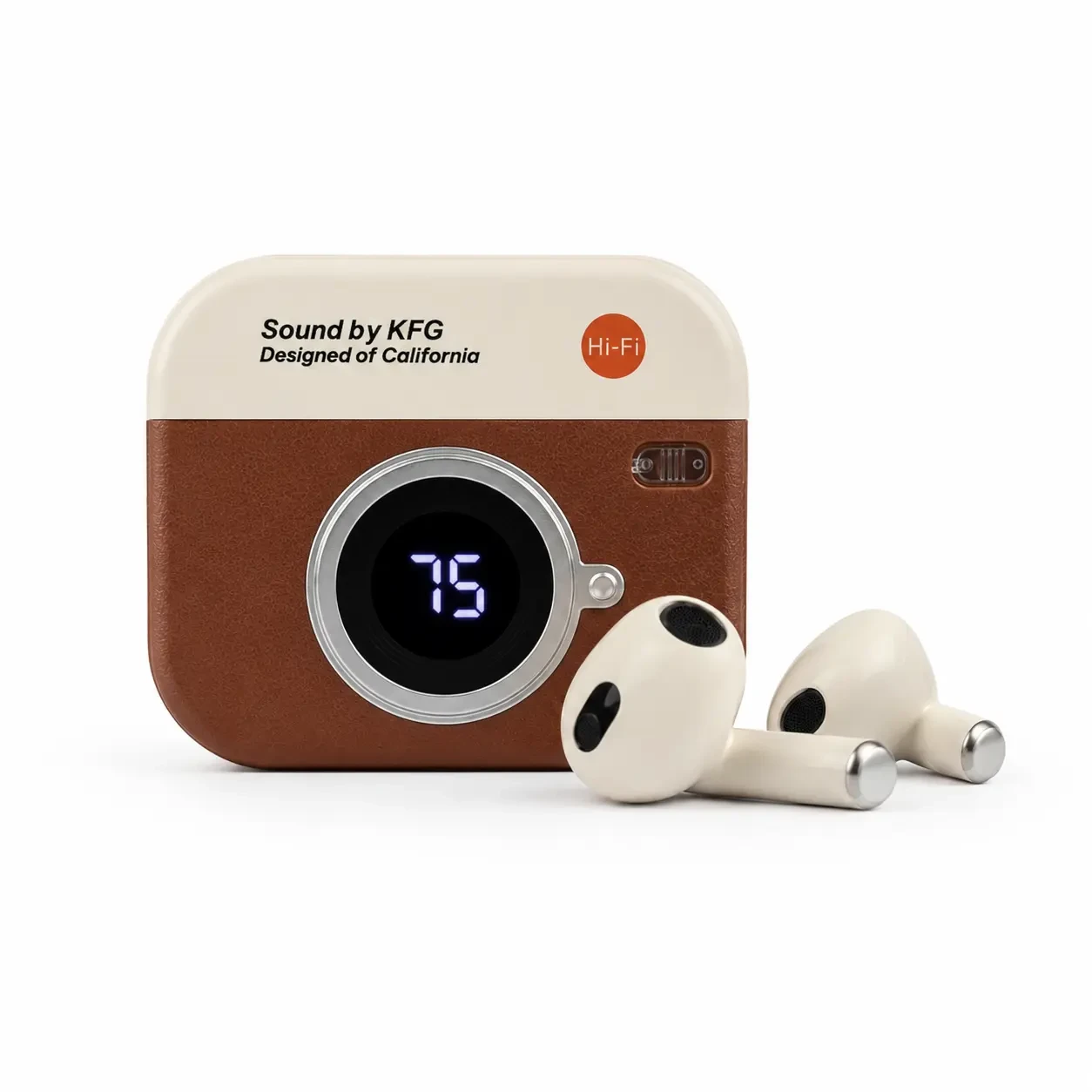 Q86 Retro Camera Design TWS Bluetooth Earbuds